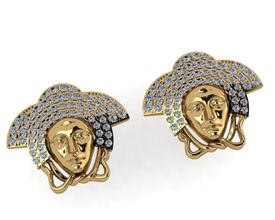 küpe altın damızlık versace moda yazdırılabilir elmas yüzük angagem takı kanada amerika birleşik devletleri grup yüzükler gümüş düğün nişan kolye 3d print model - Mito3D