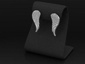 earrings jewelry sculpture reflection art statue shine conceptual 3d print model - Mito3D