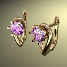 pendientes anillo stl 3dm joyería joya cnc impresión oro plata diseñando boda anillos 3d print model - Mito3D