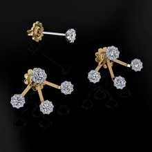 earrings 10 jewelry luxury elegant ring gem gold silver wedding diamond earring bracelet necklaces pendant rhinoceros accessory beauty fashion design cad jewel 3d print model - Mito3D