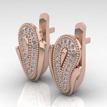 earrings 7 jewelry gold silver diamonds jewell shine pritable 3d print model - Mito3D