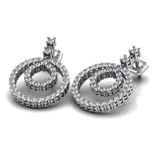 earrings bc 113 jewelry jewelrydesign goldenearrings earringswithdiamonds 3d print model - Mito3D