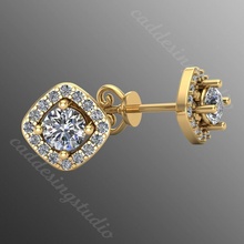 earrings bi 12 luxury jewelry earring diamond brilliant printable jewel 3d jewellery fashion gold silver modern gems gem shining design ring elegant 3d print model - Mito3D