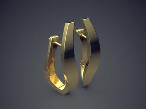 orecchini cad-4746 brillante cad il design dettaglio diamante di fidanzamento gemma oro gioiello gioielli disco platino stampabile anello anelli argento matrimonio gli 3d print model - Mito3D