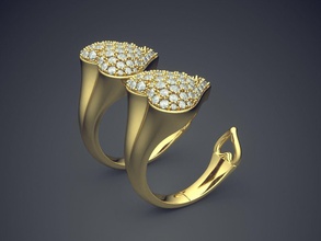 orecchini diamanti cad 5159 brillante design diamante fidanzamento gemma oro gioiello gioielleria platino stampabile squillare anelli argento nozze 3d print model - Mito3D