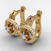 orecchini mfs0015 diamanti gioielli nuovo gli centrale diamante 3d print model - Mito3D