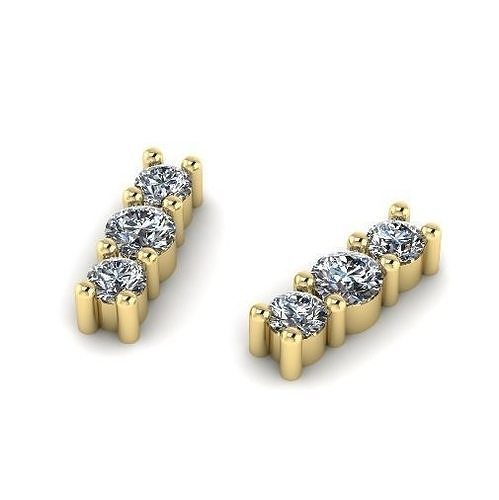 earrings model 1878 ring kolco sergi dlya pechati 3dmodel printable sterling fashion silver engagem platinum jewellery engagement jewel jewelry rings missfox 3D print model - Mito3D