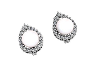 earrings pearl set luxury qualitatively 3d model cad diamond elegant gem gold jewelry jewelryprint jewelrywax precious silver wedding casting classic 3d print model - Mito3D