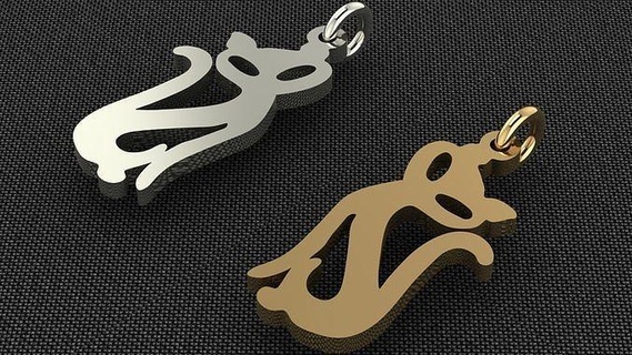 earrings pendant cat jewelry printable gold silver jewel jewellery wedding platinum sterling brilliant precious white necklace pendants luxury 3d print model - Mito3D