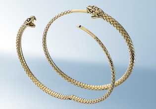 brincos serpente ouroboros cobras infinidade símbolo aro natureza joalheria jóias prata moda junta cobra escalas anel réptil animal bijuterias 3d print model - Mito3D