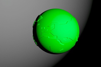 earth 3d modelo de impresión juegos-juguetes la bola tierra juguete planeta otros imprimible juegos los juguetes 3d print model - Mito3D