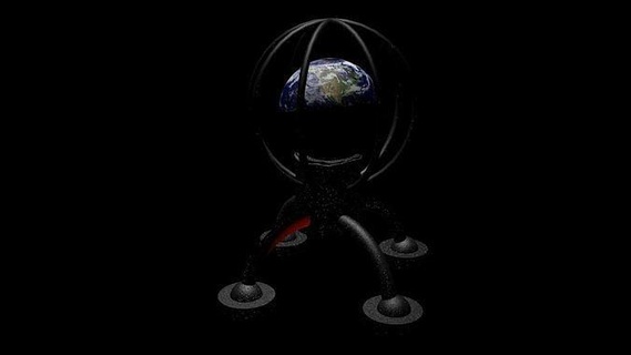 Terre espace planète monde carte loisir DIY 3d print model - Mito3D