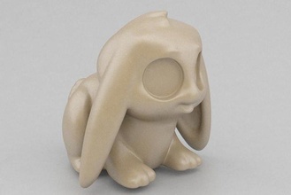 Pasqua coniglietto animale domestico natura statua miniatura coniglio orecchie lana saltare roditore uovo Giochi giocattoli 3d print model - Mito3D