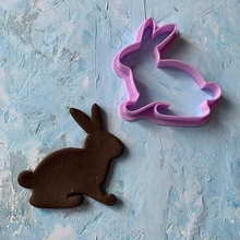 easter bunny cookie cutter cookiecutter games toys house kitchen dining cookiestamp cake food cutting nickelodeon kids play decoration disney micky 3d print model - Mito3D
