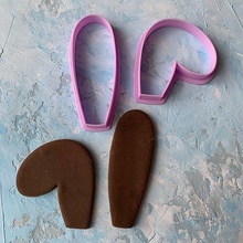 easter bunny ears cookie cutter cookiecutter games toys house kitchen dining cookiestamp cake food cutting nickelodeon kids play decoration disney micky 3d print model - Mito3D