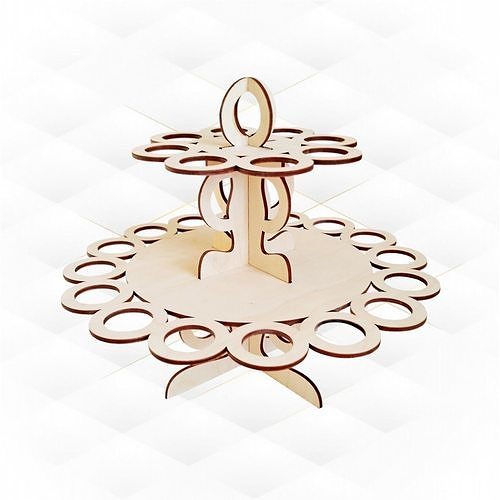 Pasqua uova In piedi titolare supporto modello svg dxf laser tagliare regalo cucina arredamento File taglio design disegno uovo fatto mano Casa cenare 3D print model - Mito3D