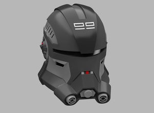eco capacete ruim lote 3d impressão arquivos clone guerras estrela força caçador destruidor tecnologia mira jogos brinquedos 3d print model - Mito3D
