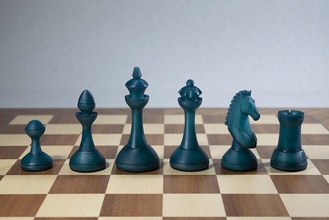 eclittica scacchi pezzi 3dprinting giochi tavola stampabile 3dprint pedone re regina cavaliere vescovo torre giocattoli 3d print model - Mito3D