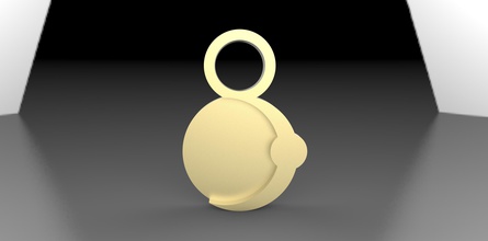 eclypse pendant jewelry pendants 3dprinting fashion accessories 3d print model - Mito3D