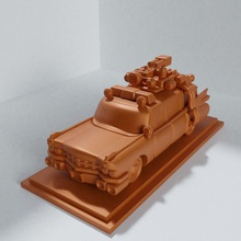ekto 1 hayalet avcıları chibi ghostbustersafterline ecto1 yazdır model kiti arabalar araç oyunlar oyuncaklar minyatürler araçlar 3d print model - Mito3D