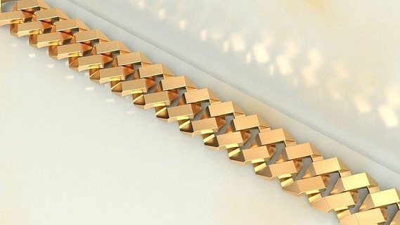 bordo cubano collegamento catena 8 10 12 largo 0238 collana gioielleria oro argento pendente gioiello edgecuban edgechain modello braccialetto hallowchain collane 3d print model - Mito3D