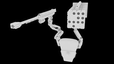 edge of tomorrow weapon machine gun tom cruise movie rifle games toys 3d print model - Mito3D
