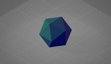 editable icosaedro d20 dnd personalizado escalable juegos juguetes 3d print model - Mito3D