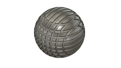 edited sphere massage ball shaped games toys 3d print model - Mito3D