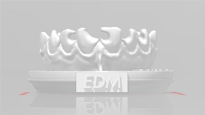 edm dental práctica exclusivo modelo clase 3 4 dentista esmalte dientes diente odontología compuesto molar dentición boca cúspide canino incisivo anatomía ciencias 3D print model - Mito3D