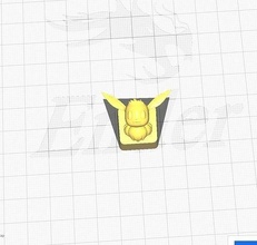 eevee keycap 3d stampa pokemon stampabile carina tastiera modello design cartone animato cartoni animati fai passatempo 3d print model - Mito3D