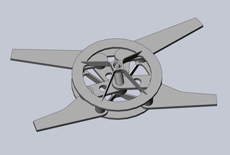 efficiente ornitottero lembo alare guidare meccanismo prototipo drone winglfap rc elicottero modello robot aeromobili volo aviazione ingegneria passatempo fai robotica insetto uccello meccanico 3d print model - Mito3D