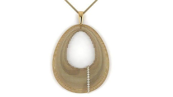 Yumurta siyah gökyüzü altın kolye takı gümüş yazdırılabilir elmas mücevher yüzük bilezik küpe yakut safir sitrin zümrüt Beyaz Altın gül matris gergedan 3d print model - Mito3D