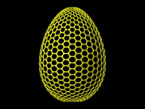 yumurta kabuğu abajur sanat aydınlatma ev piller mimari iç Paskalya baskı paralar rozetleri paraları 3d print model - Mito3D