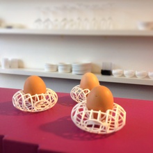 eggy egg cup house design frederik feek household tools easter printing accessories 3d print model - Mito3D