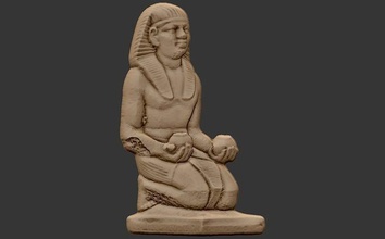 egyptian lady relief sculpture people statue art picture decor wall bacchic cnc religion ancient body architecture man sculptures frame topography buddha molding 3d print model - Mito3D