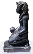 egyptian statue berlin museum sculpture art figurine sculptures 3d 3d print model - Mito3D