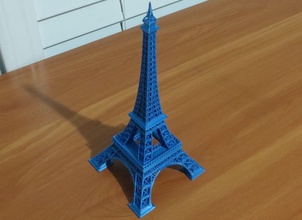 eiffel tower building architecture travel landmark monument 3d old metal outdoors steel tall art sculptures 3d print model - Mito3D