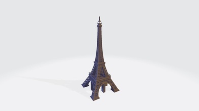 eiffel tower 3d model towers art realistic travel burj stl artistic architecture 3d print model - Mito3D