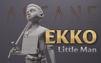Echo arkan Fan Art 3d drucken Modell Liga Legenden randalieren verhexen Netflix Statue Miniaturen 3dprint 3dmodel Pulver lol chefinho Kunst Skulpturen 3d print model - Mito3D