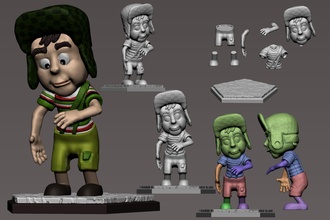 el chavo - chaves elchavo chespirito fun games toys lego cute character person funny 3d print model - Mito3D