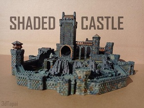 elden ring shaded castle dicetower printable middle ages games toys game accessories 3d print model - Mito3D