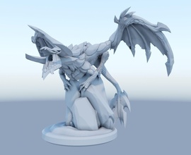 elder dragon 3d print model league of legends champion lol games toys 3d print model - Mito3D