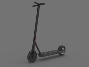 elettrico scooter macchina trasporto ruota macchinari sport quotidiano bicicletta scienza ingegneria 3d print model - Mito3D