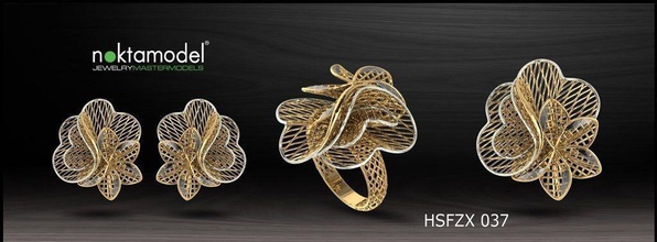 electro-fusion fashion ring wealth text illustration romance achievement decoration symbol shining shape love jewelry rings 3d print model - Mito3D