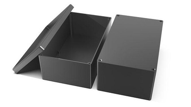 elektronik box container plastik pack modern lager haushaltswaren versand paket hobby diy 3d print model - Mito3D