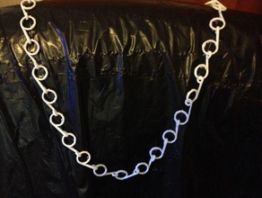 elegante catena gioielli la collana braccialetto di plastica collane 3d print model - Mito3D