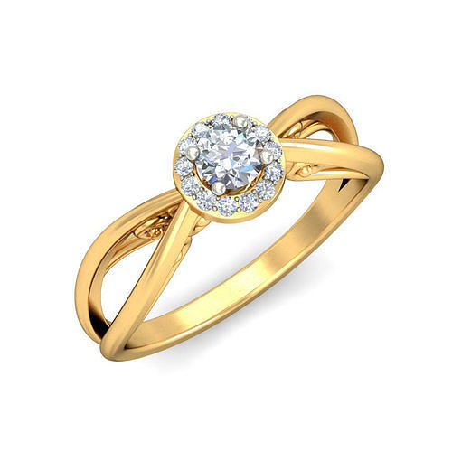 elegante lusso squillare oro gioielleria argento diamante gioiello nozze gemma Fidanzamento moda bianca brillante sterlina bellezza stampabile anelli 3D print model - Mito3D
