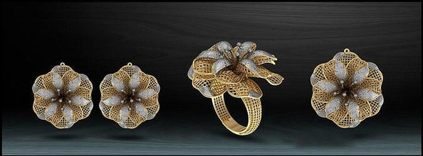 elegante anel electro fusion moda ouro imprimível jóia jóias noivado beleza arte solitário pronto roupa trabalhos Peru turco Itália 3d print model - Mito3D