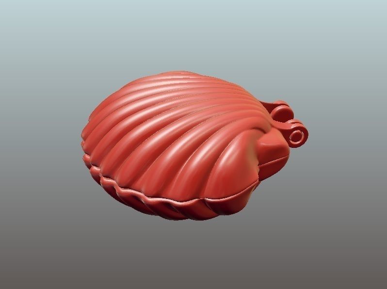 elegante conchiglia astuccio guaina stampante pronto scatola contenitore pacchetto gioielleria moda regalo squillare casi gioiello pacco compleanno mollusco confezione 3D print model - Mito3D