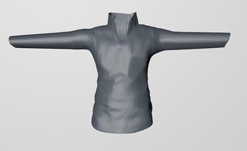 şık t-shirt moda zarif t shirt sinema 4d blender diğer 3d print model - Mito3D